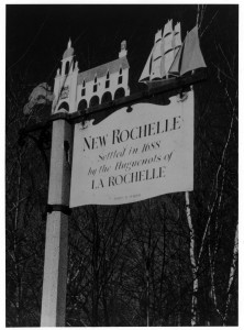 New Rochelle Road Sign